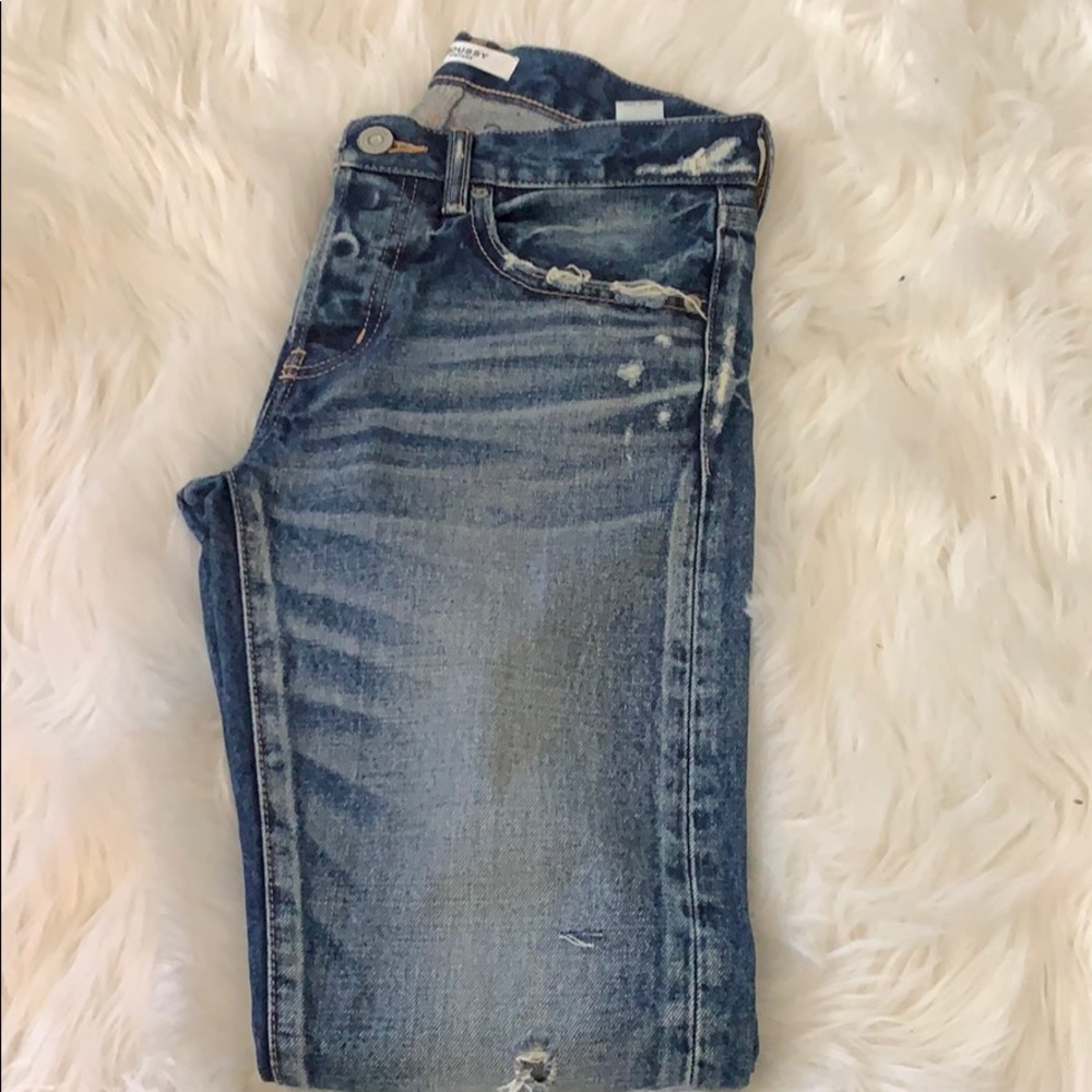 Moussy  Vintage mid rise distressed jeans